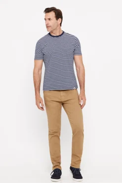 Cortefiel Pantalon Color Regular Fit Dynamic Beige Clearance