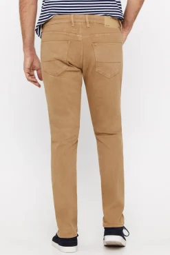 Cortefiel Pantalon Color Regular Fit Dynamic Beige Clearance