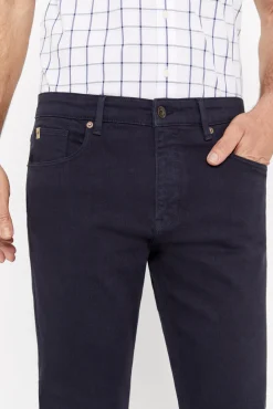 Cortefiel Pantalon Color Regular Fit Dynamic Azul Marino Best