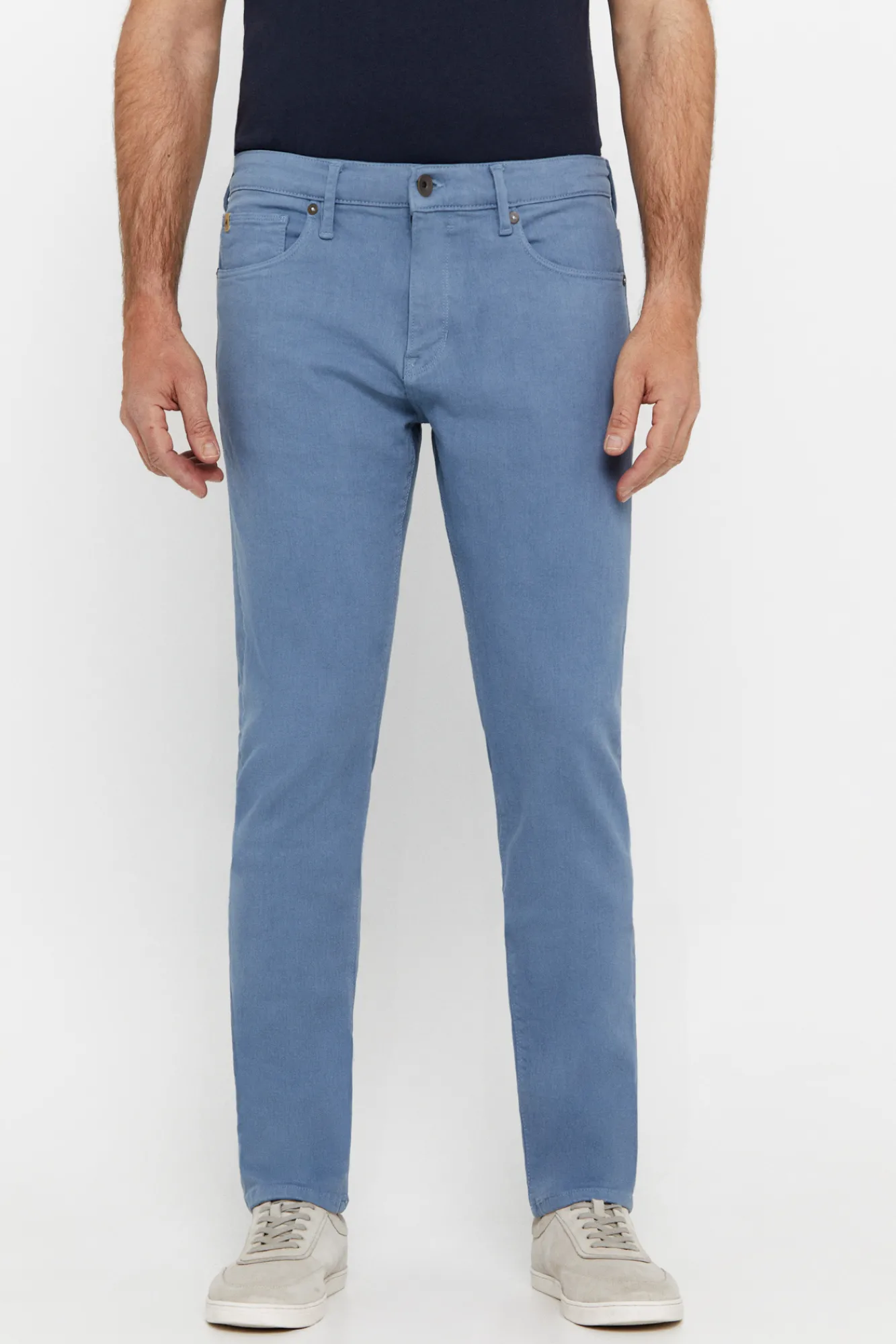 Cortefiel Pantalon Color Slim Fit Dynamic Azul Sale