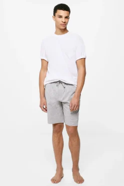 * Pantalon Corte Pijama Gris Medio Discount