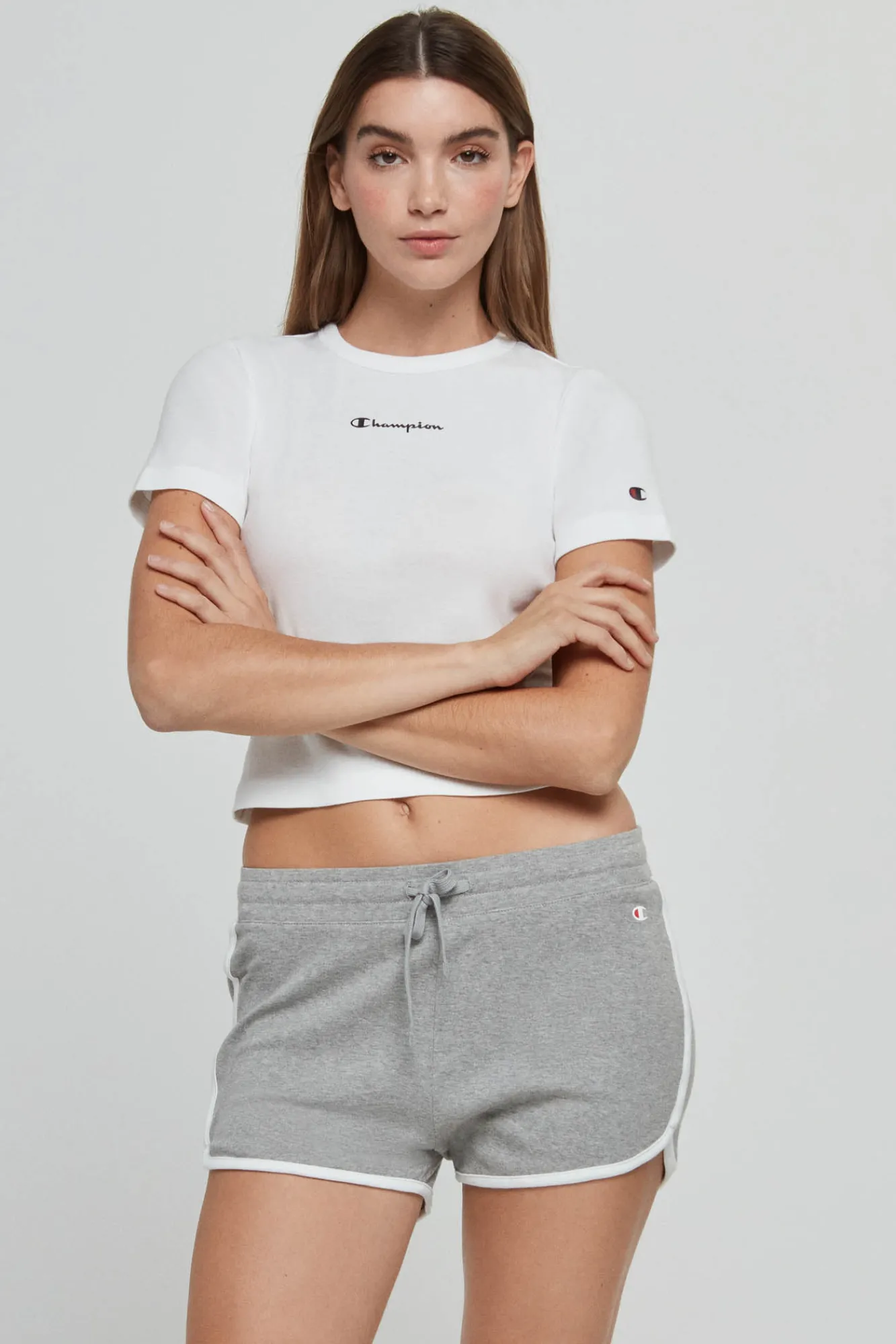 Champion Pantalon Corto - Legacy Gris Medio Best