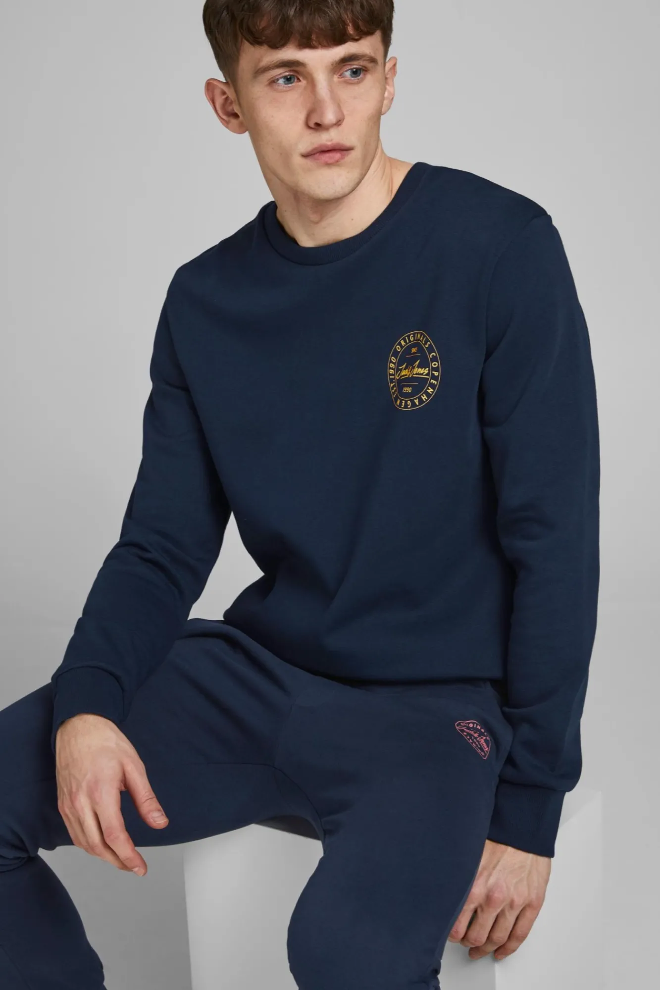 Jack & Jones Pantalon Deporte Jogger Navy Best