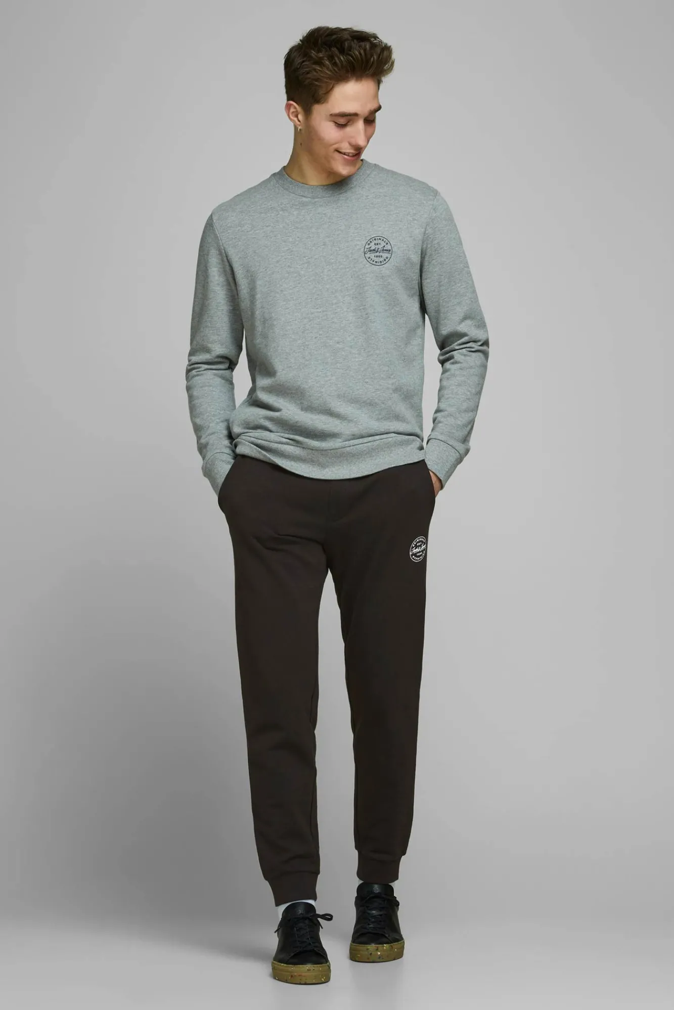 Jack & Jones Pantalon Deporte Jogger Negro