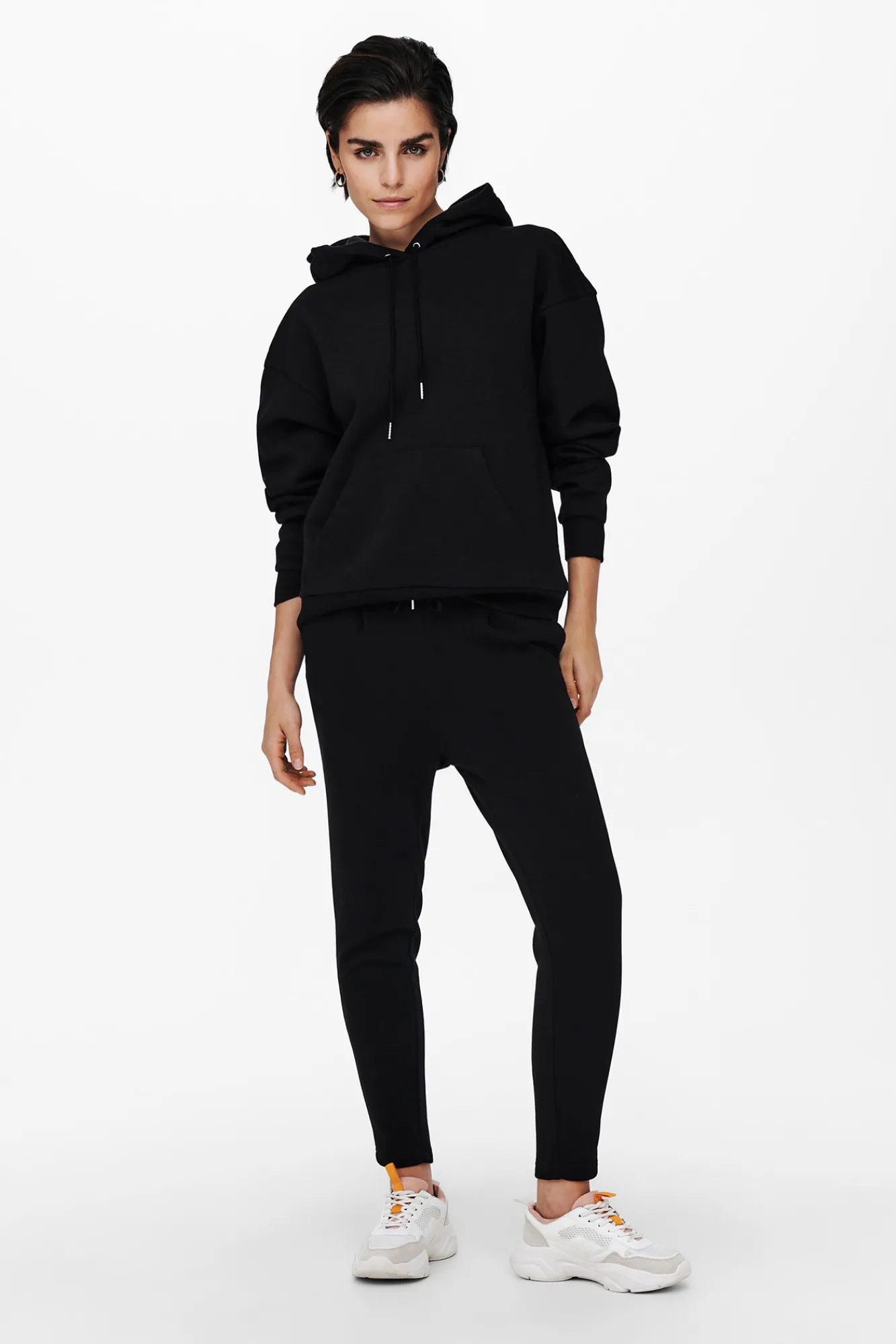 Only Pantalon Jogger Negro Best