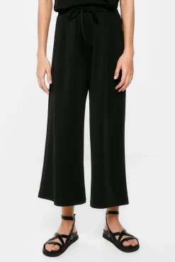 * Pantalon Jogger Culotte Negro Outlet