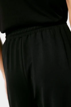 * Pantalon Jogger Culotte Negro Outlet