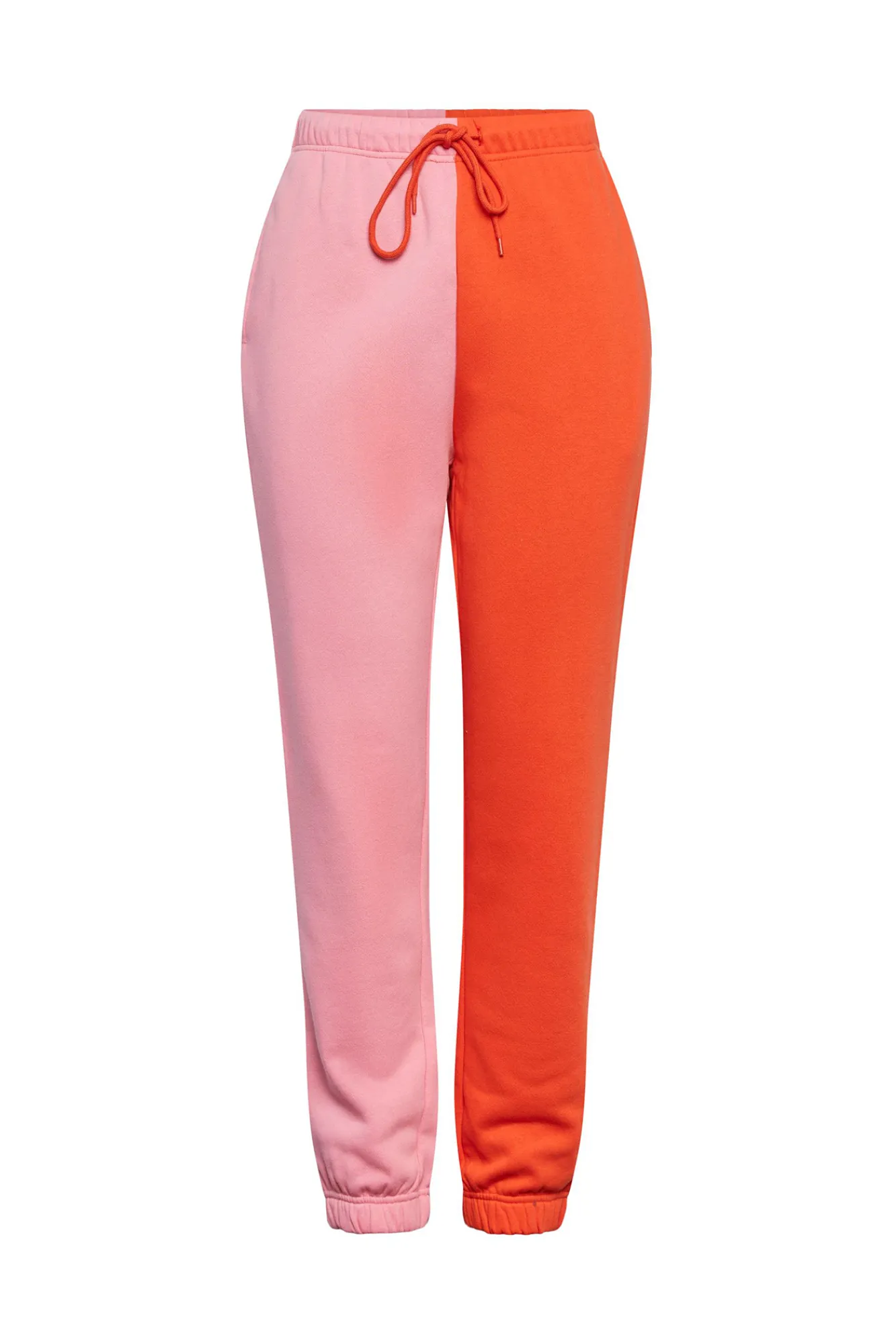 Pieces Pantalon Jogger Felpa Naranja Clearance