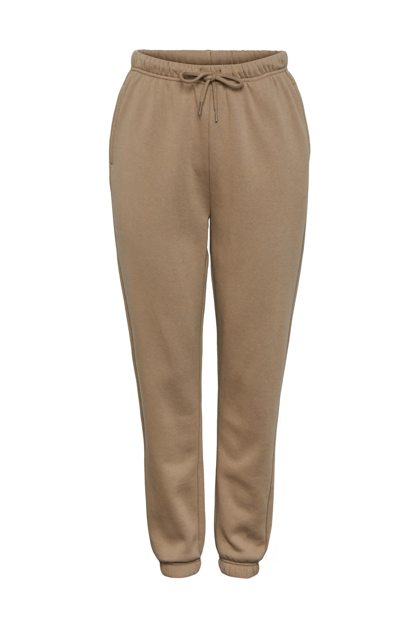 Pieces Pantalon Jogger Felpa Marron
