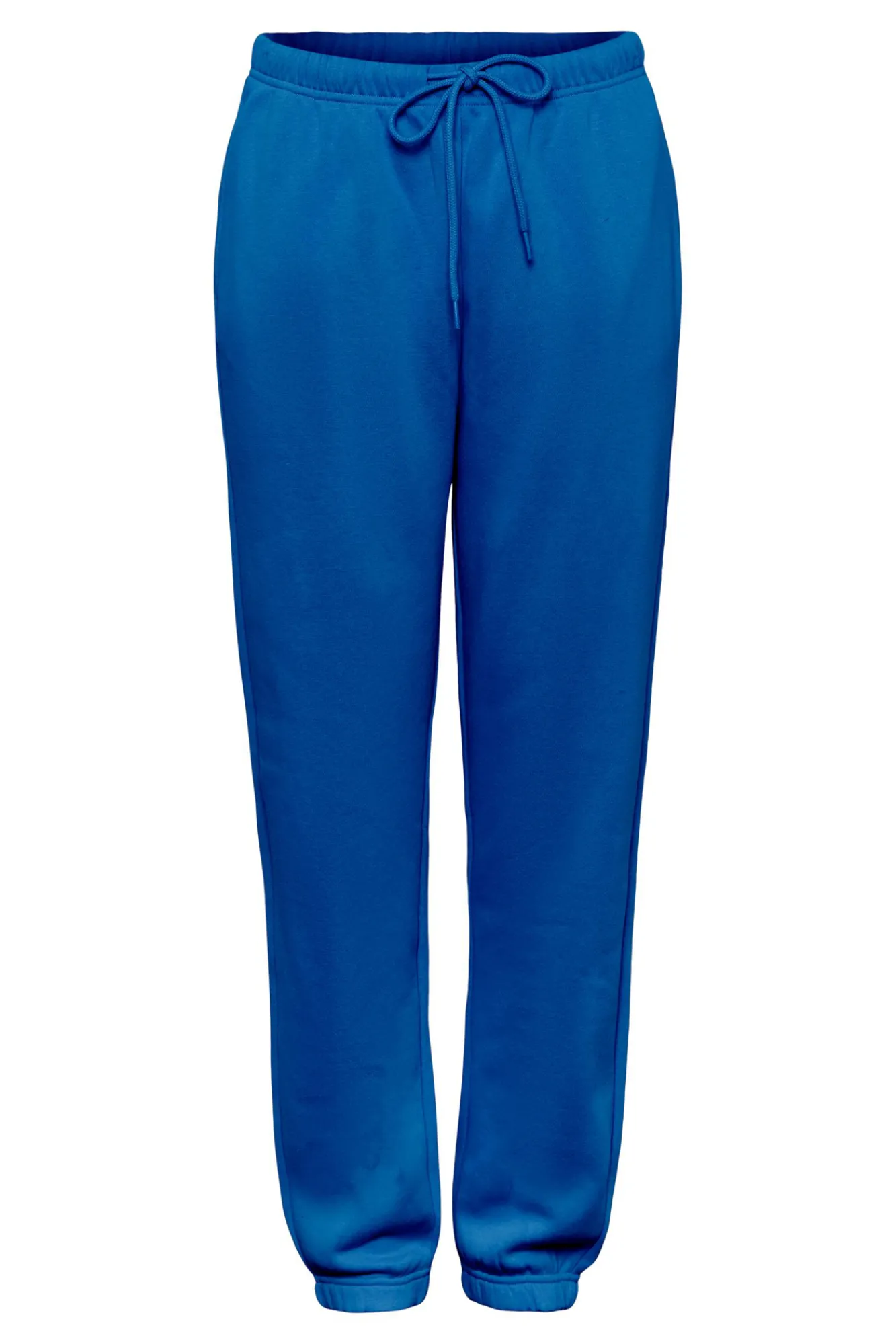 Pieces Pantalon Jogger Felpa Azul Medio Discount
