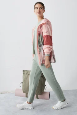 Dash and Stars Pantalon Jogger Felpa Soft Verde Beige New