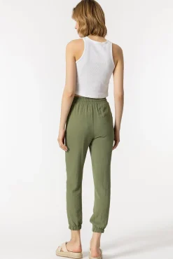 Tiffosi Pantalon Jogger Fluido Verde Discount