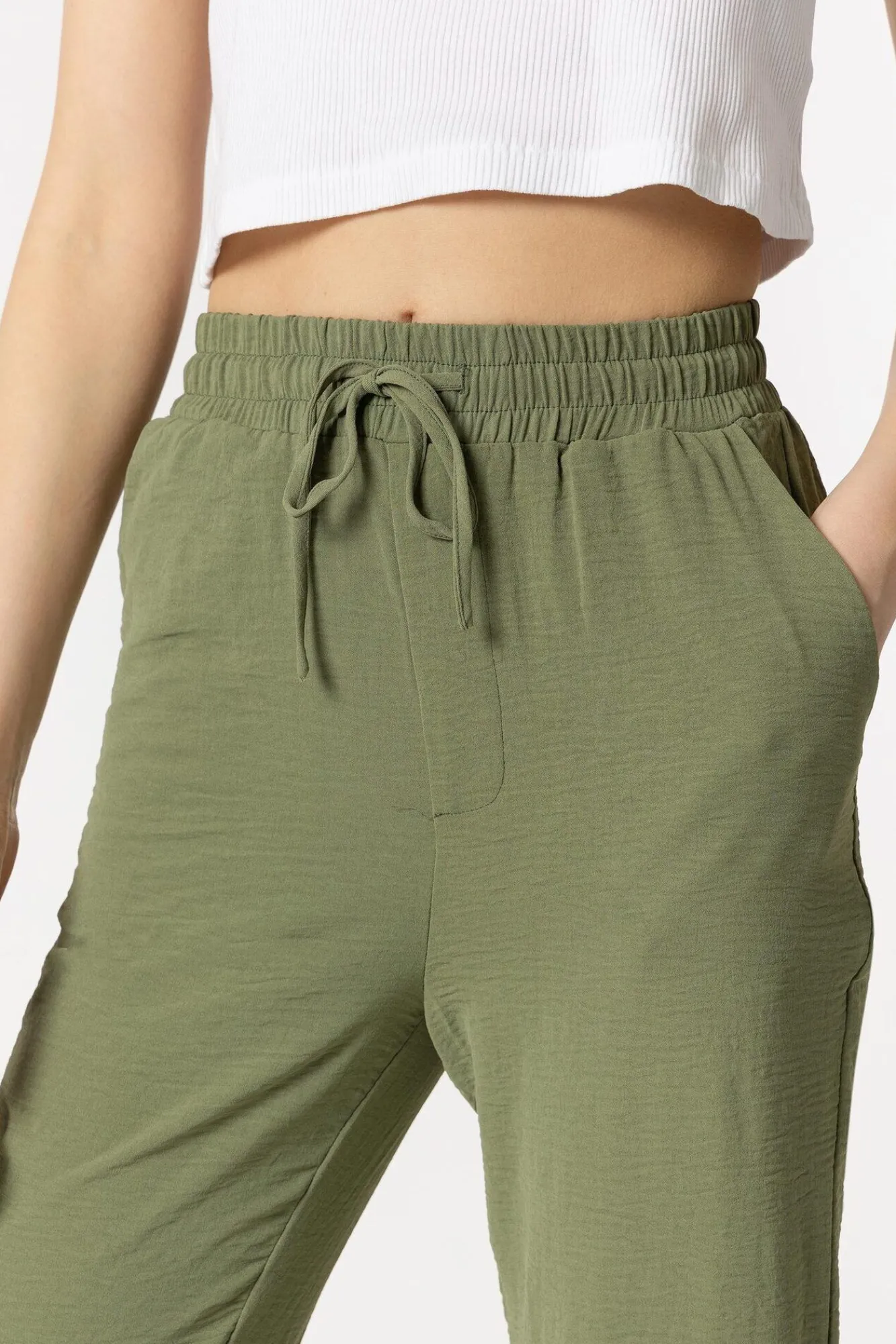 Tiffosi Pantalon Jogger Fluido Verde Discount