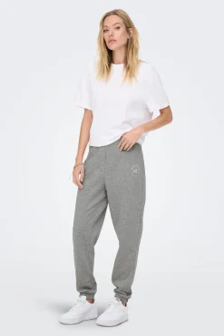 Only Pantalon Jogger Minilogo Gris Claro Hot