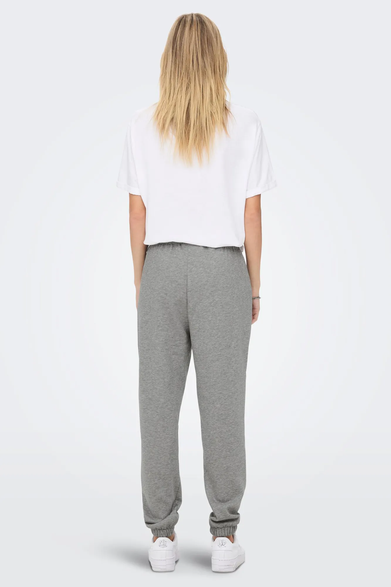 Only Pantalon Jogger Minilogo Gris Claro Hot