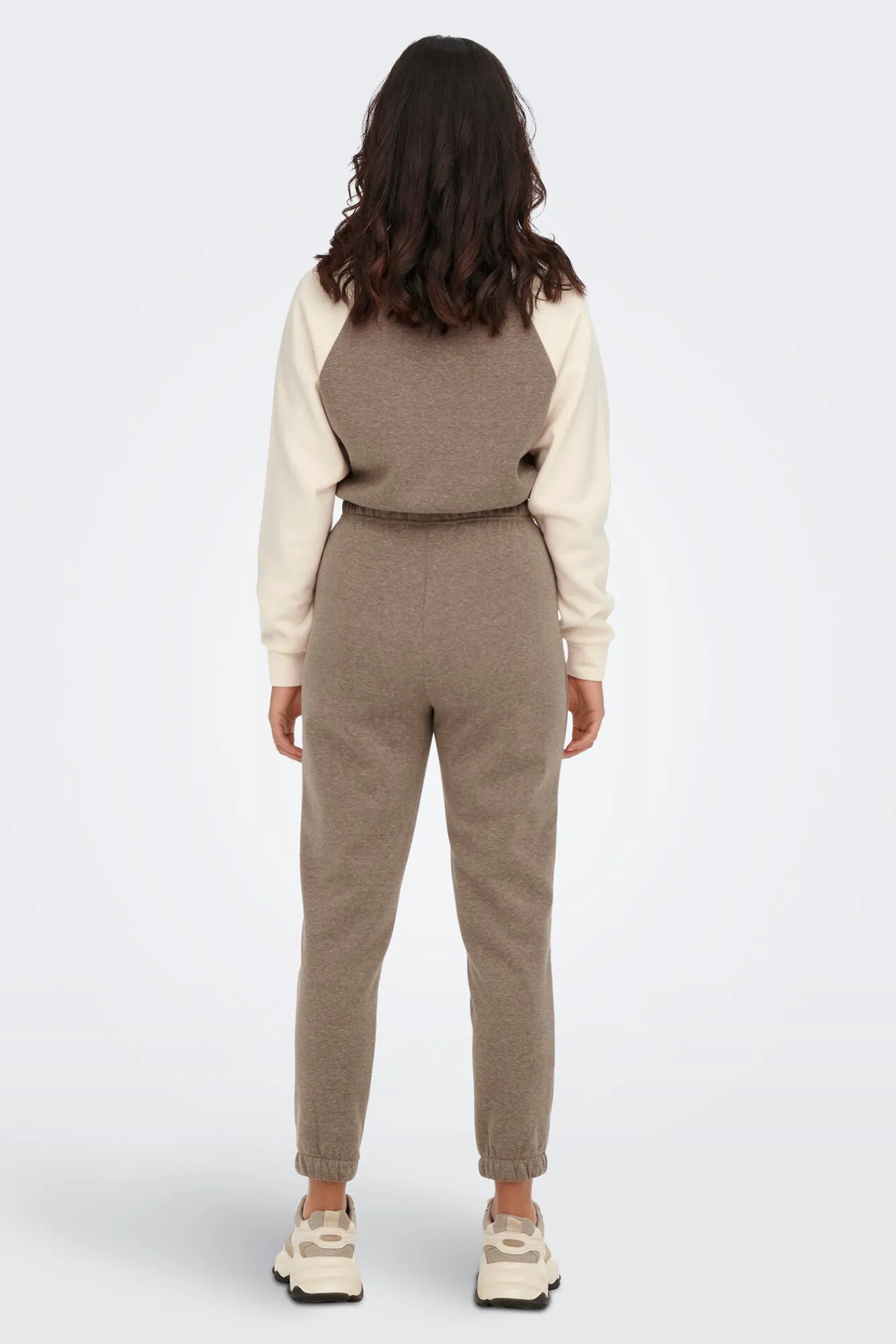 Only Pantalon Jogger Minilogo Tostado Discount