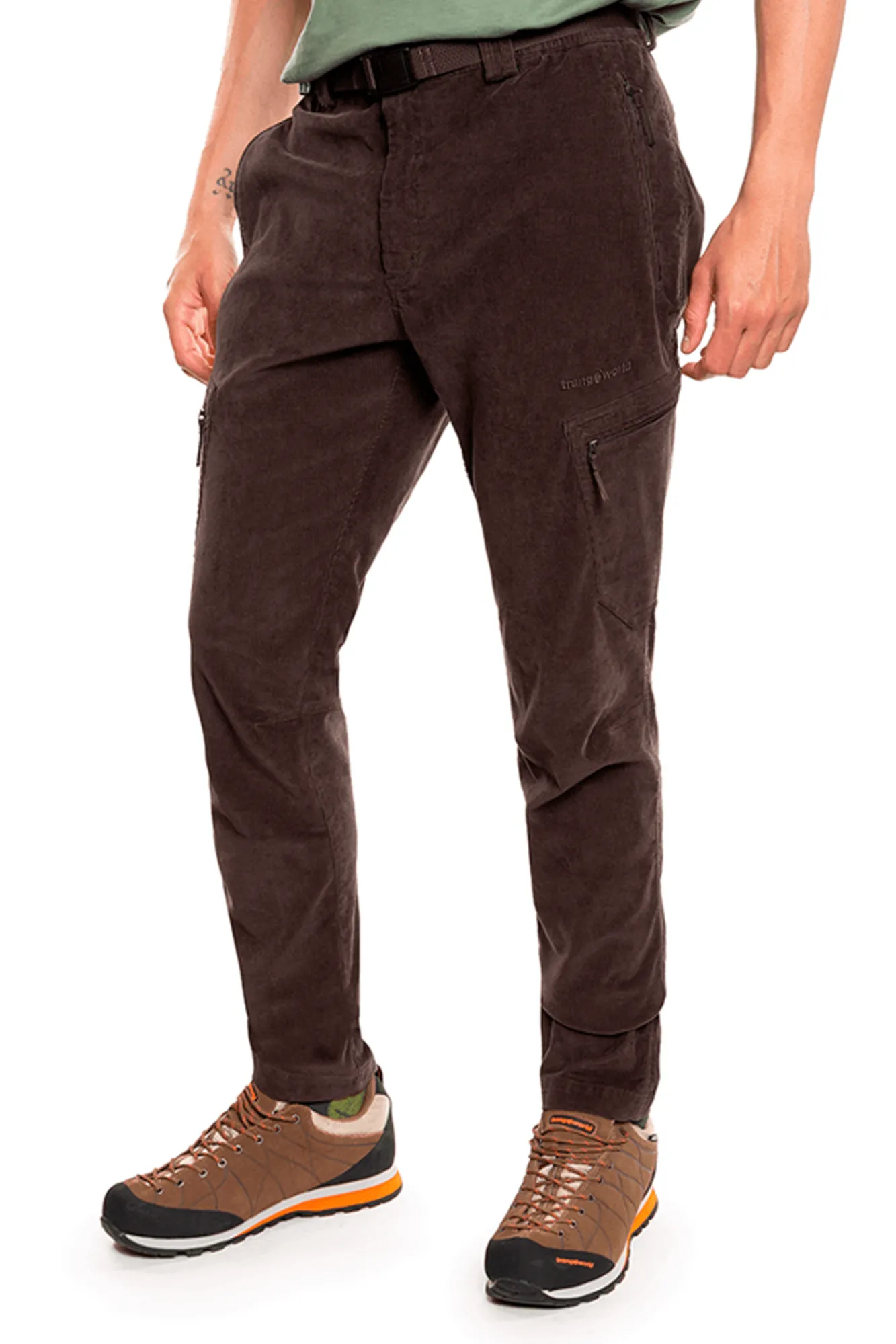 Trangoworld Pantalon Largo Goym Marron Oscuro Best