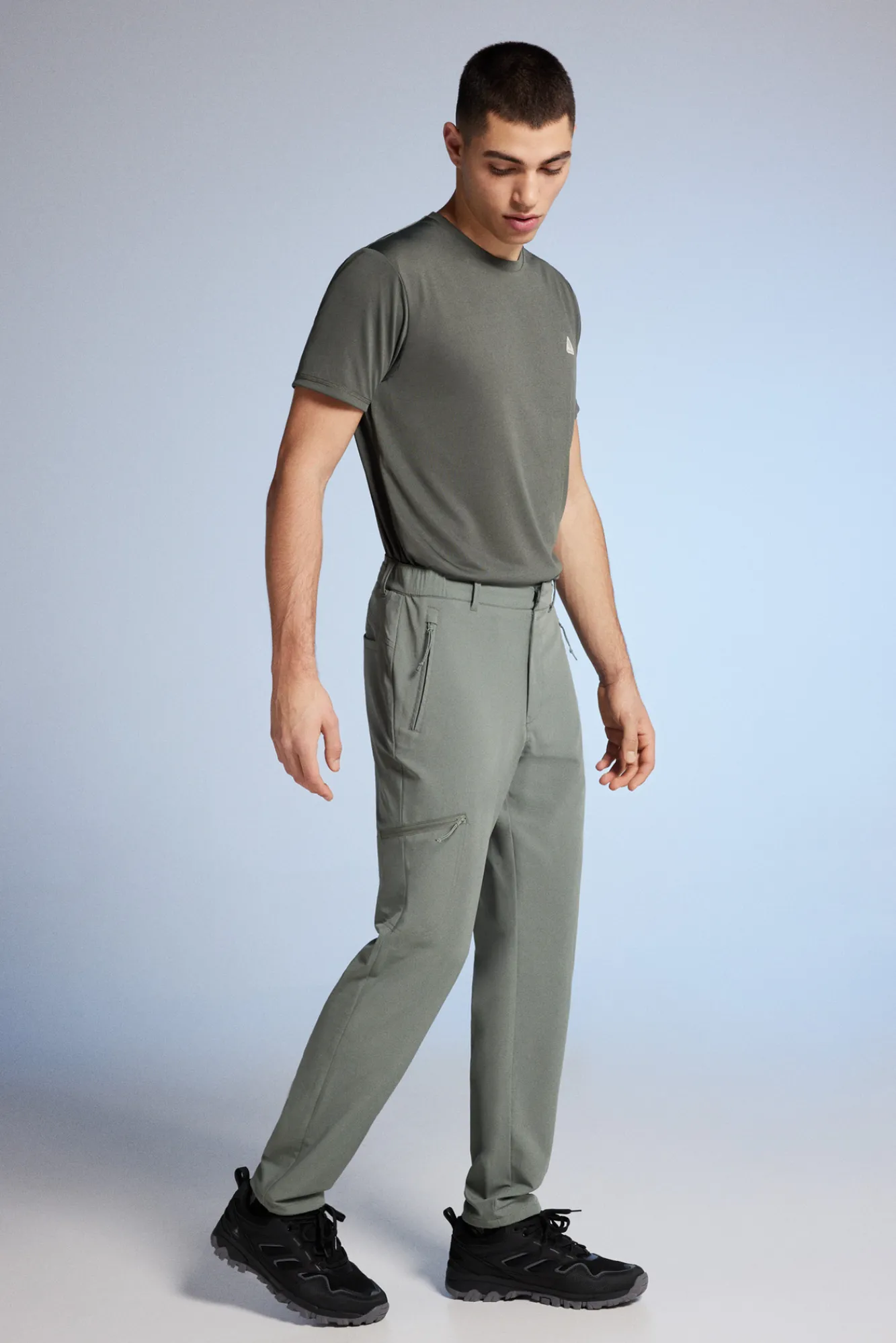 * Pantalon Tecnico Outdoor Kaki Oscuro Online