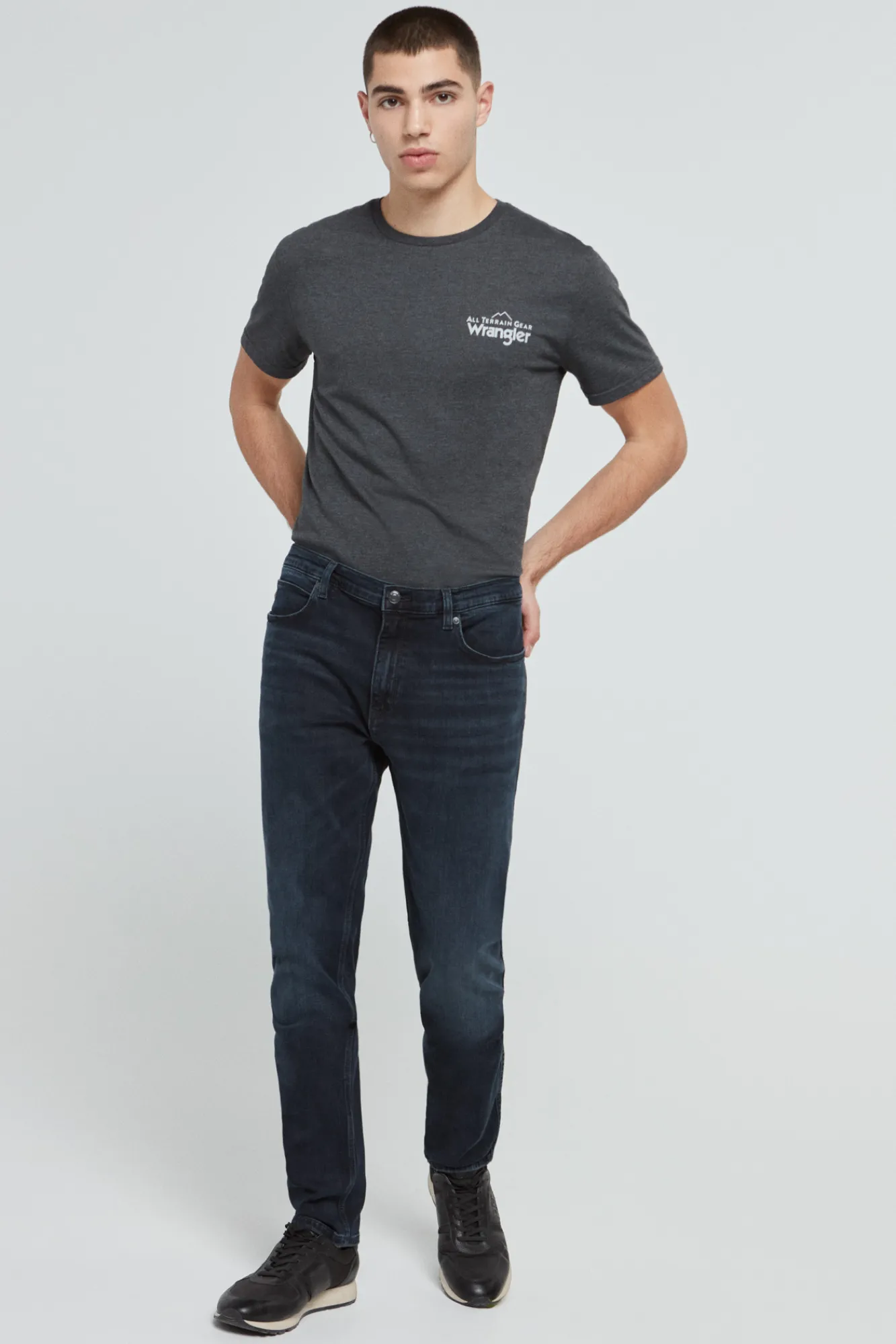 HUGO Pantalon Vaquero Azul Negro Navy New