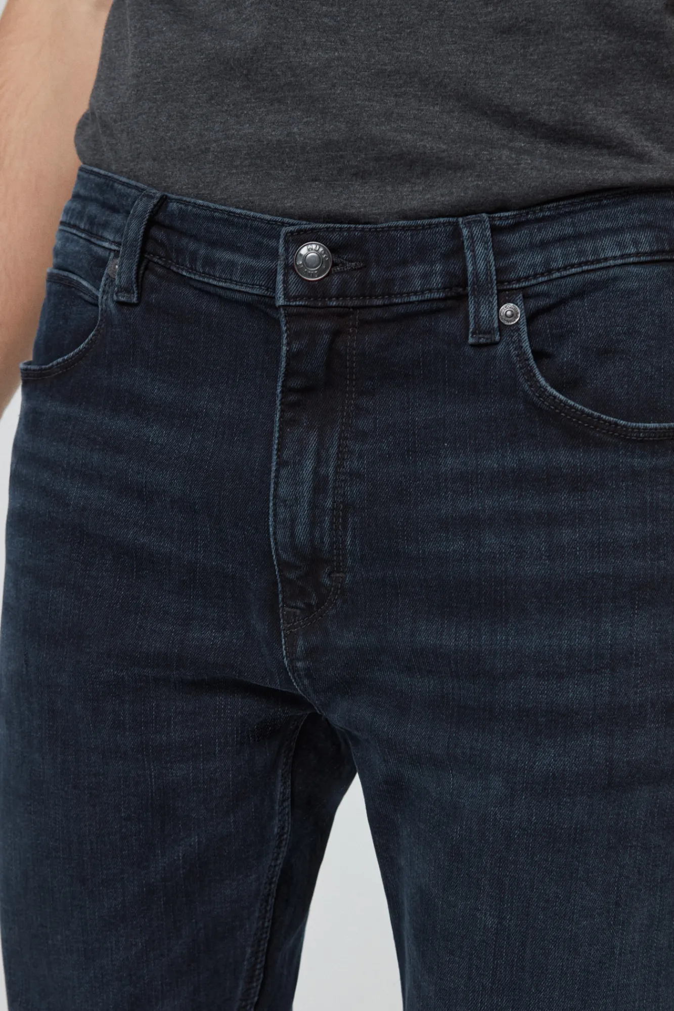 HUGO Pantalon Vaquero Azul Negro Navy New