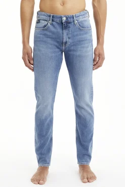 Calvin Klein Pantalon Vaquero Hombre Azul Medio Outlet