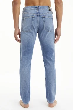 Calvin Klein Pantalon Vaquero Hombre Azul Medio Outlet