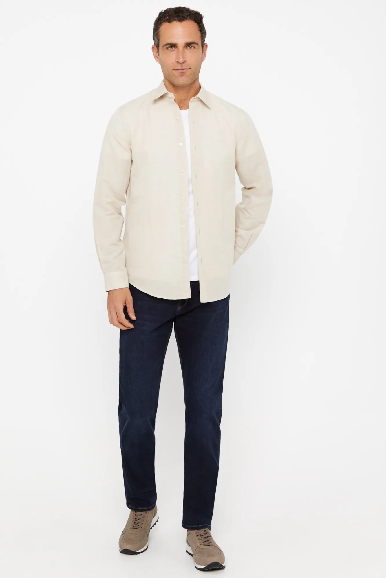 Cortefiel Pantalon Vaquero Regular Fit Azul