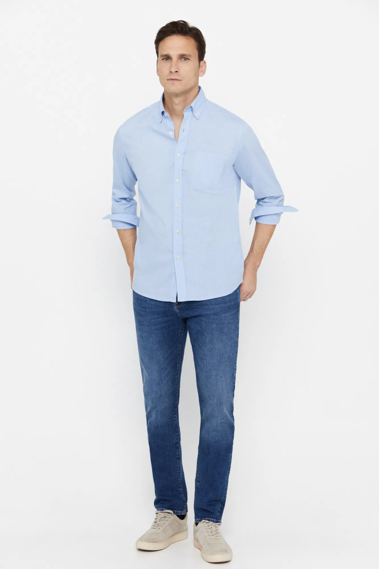 Cortefiel Pantalon Vaquero Slim Fit Azul Best