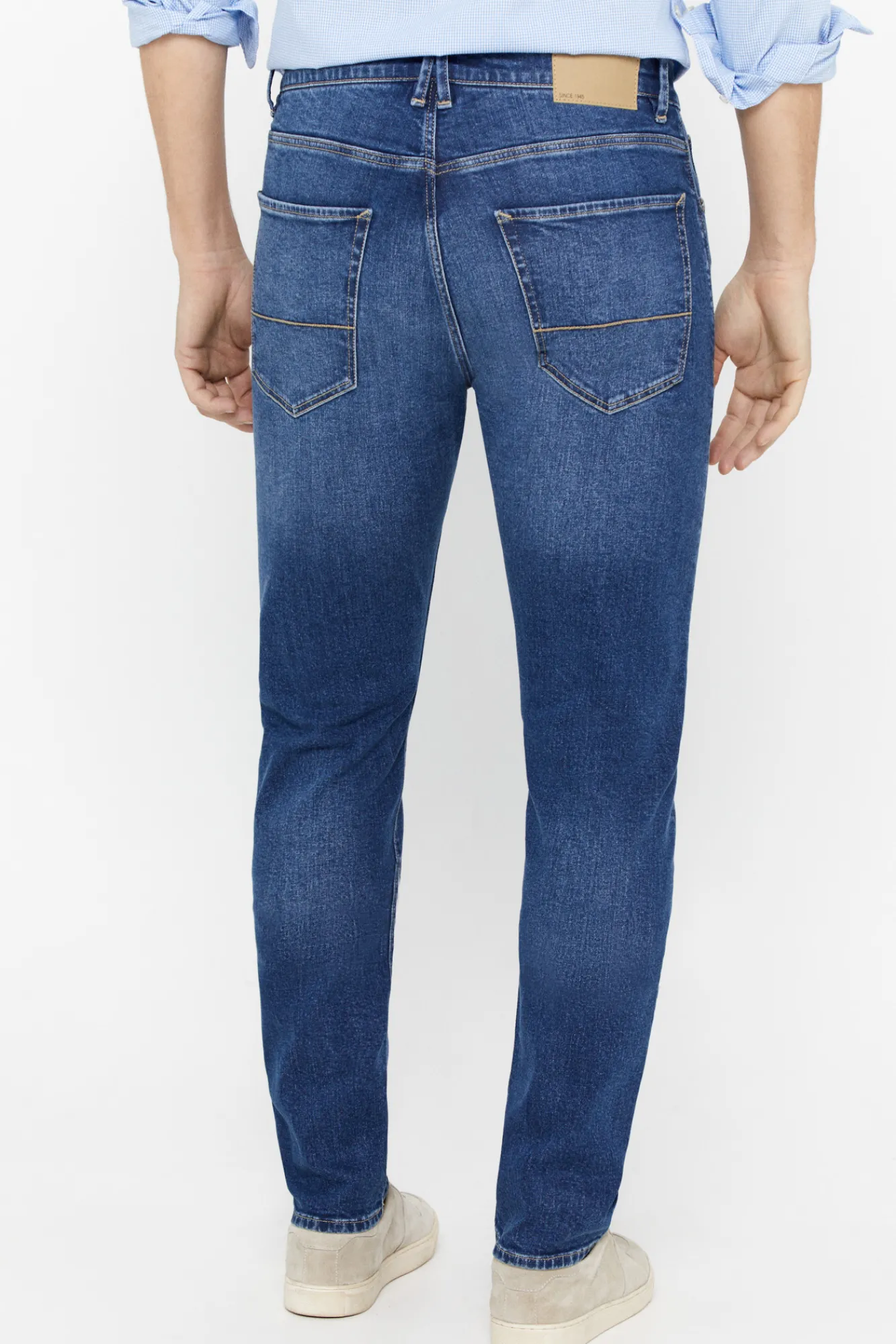 Cortefiel Pantalon Vaquero Slim Fit Azul Best