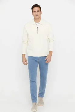 Cortefiel Pantalon Vaquero Slim Fit Dynamic Azul Discount