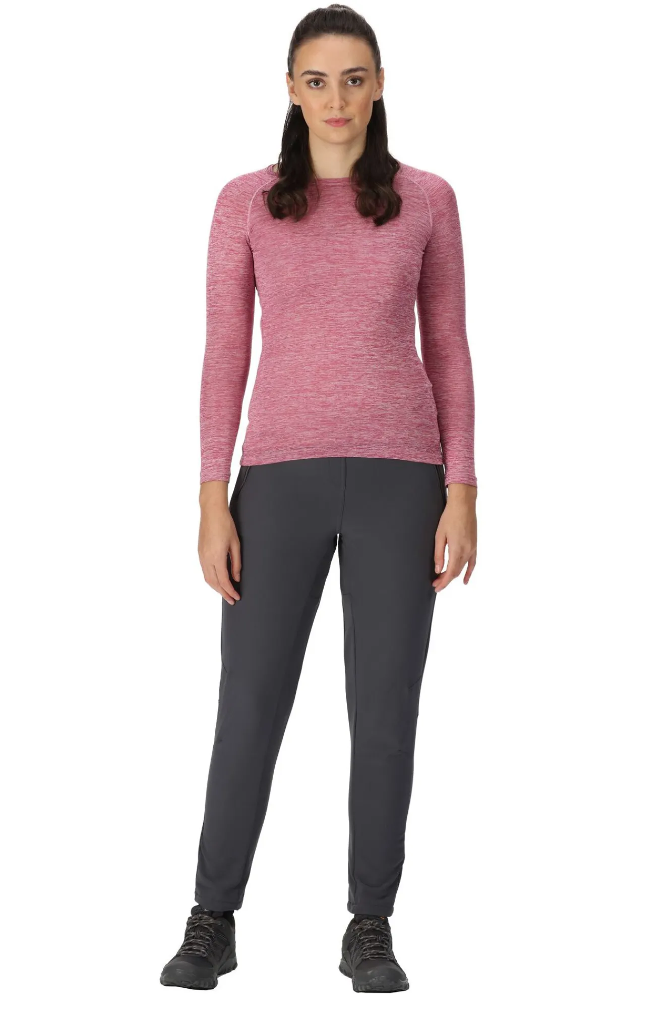 Regatta Pantalones De Senderismo Prestley Gris Claro Sale