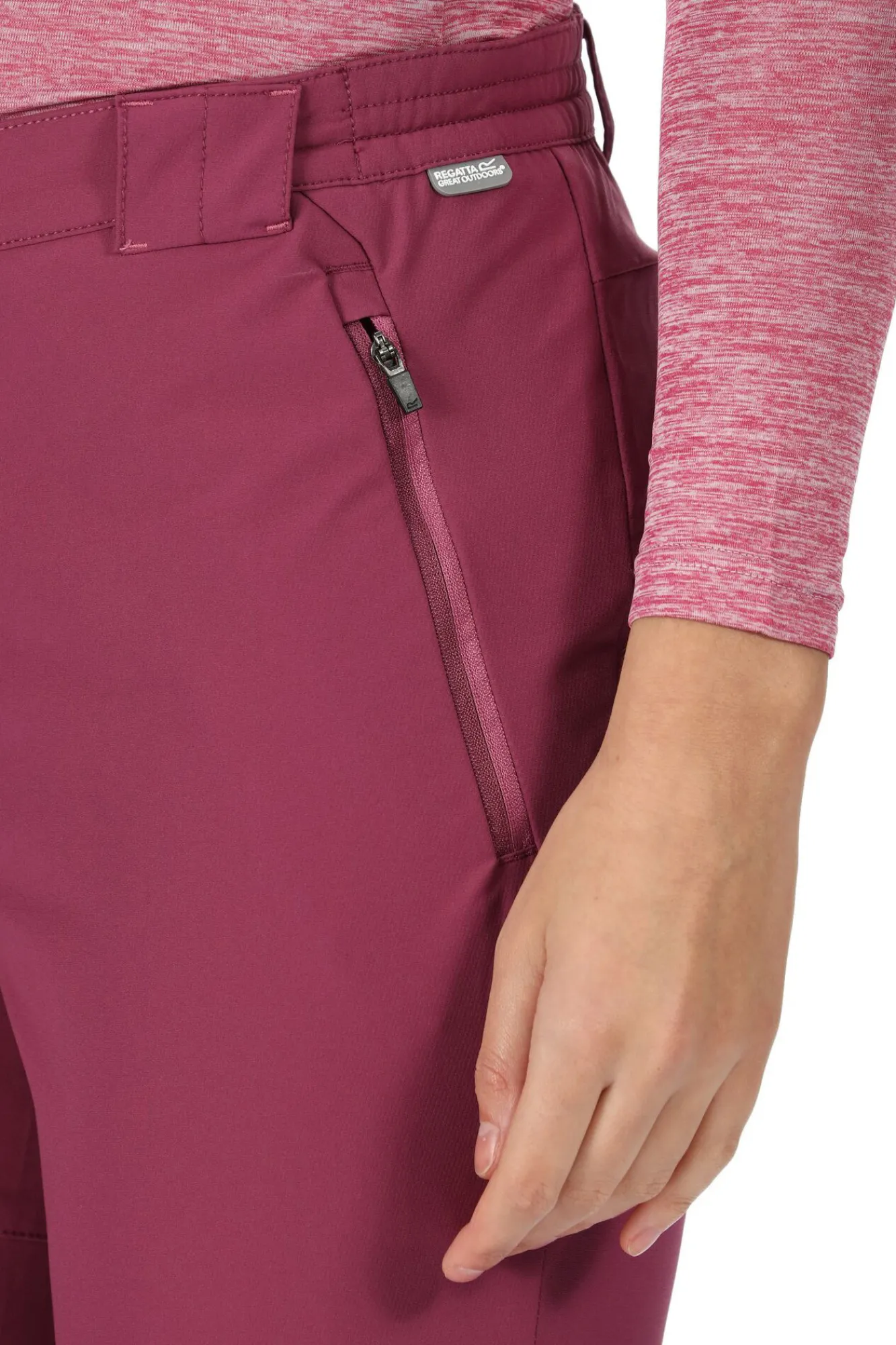 Regatta Pantalones De Senderismo Questra Rosa