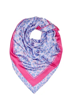 Only Panuelo Animal Print Rosa Discount
