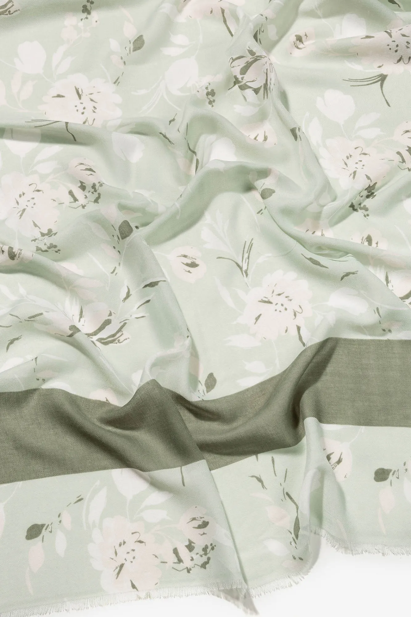 Vilanova Panuelo Con Estampado Floral Verde Best