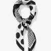 Vilanova Panuelo De Raso Estampado Negro Hot