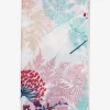 Vilanova Panuelo Estampado Rectangular Turquesa Hot