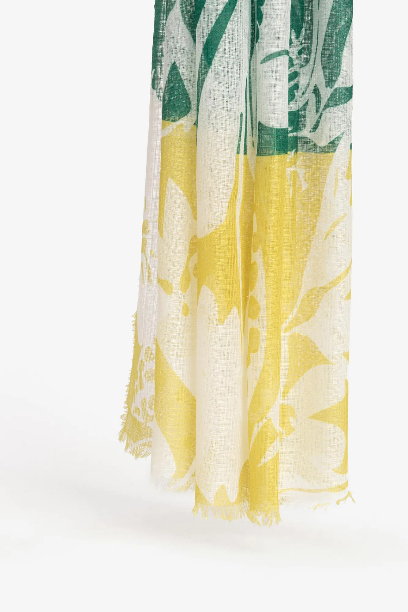 Vilanova Panuelo Estampado Rectangular Verde New