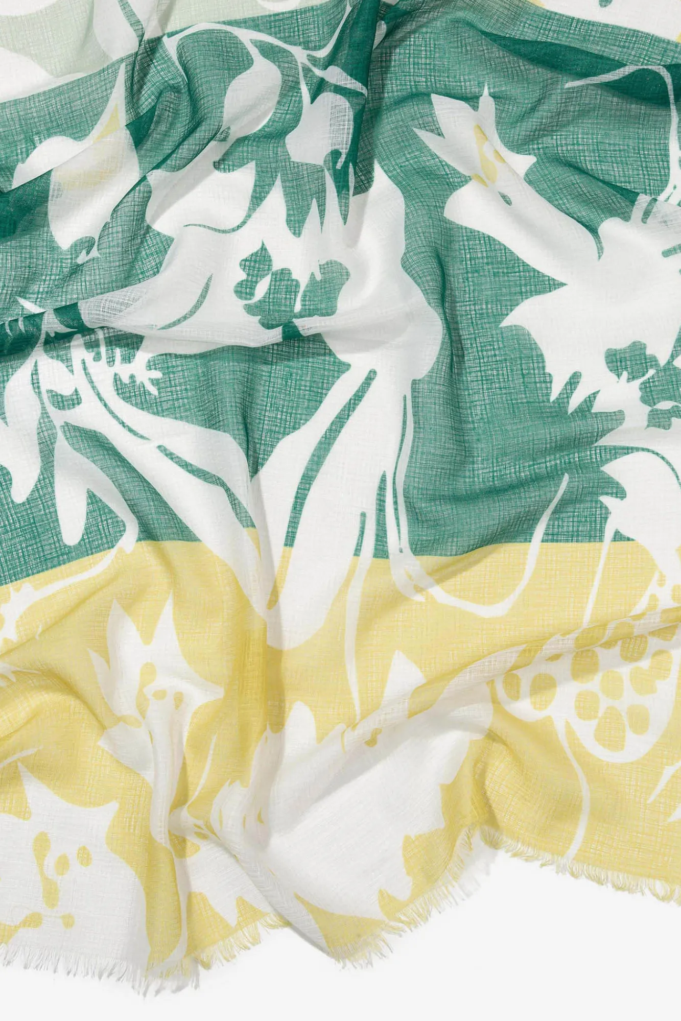 Vilanova Panuelo Estampado Rectangular Verde New