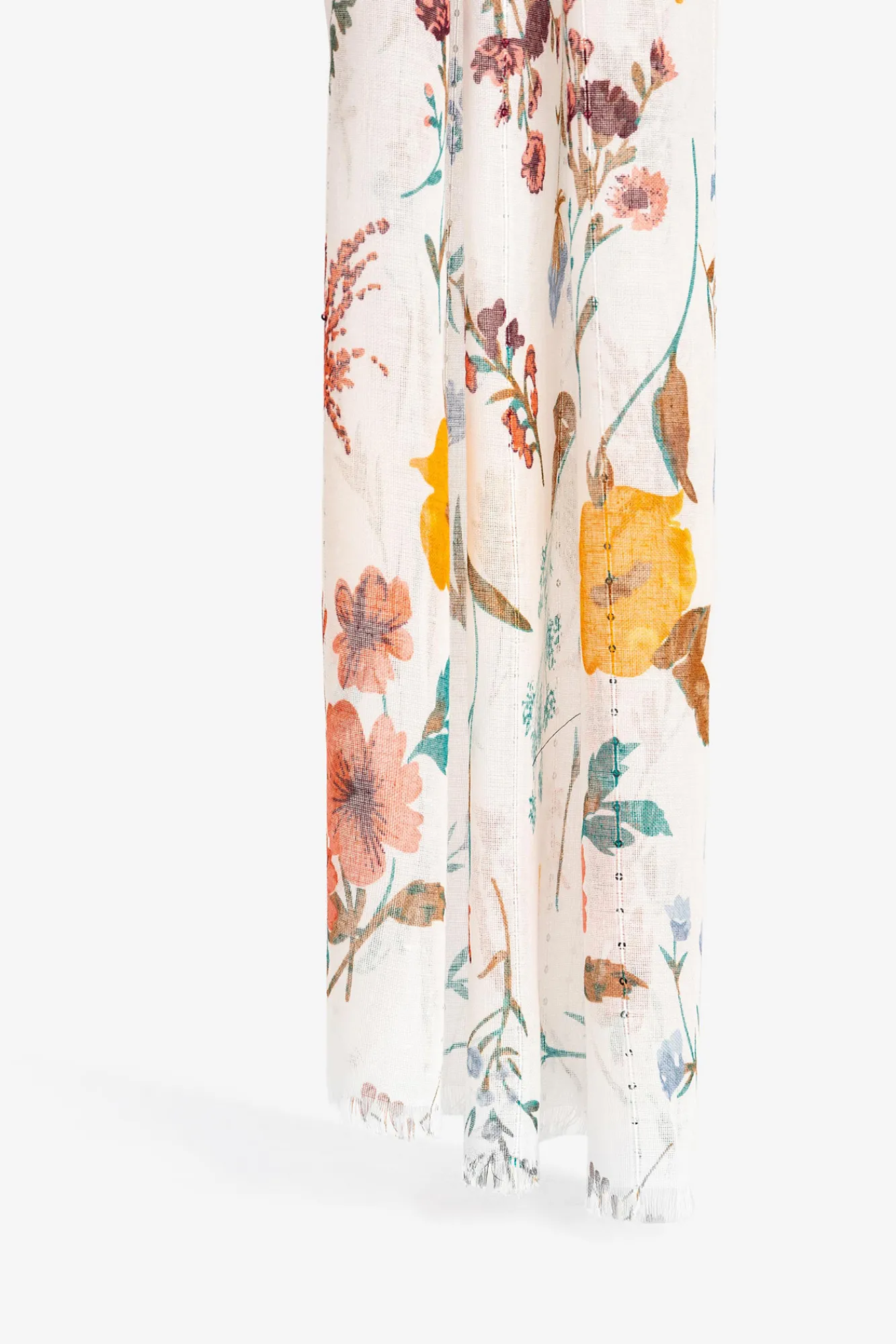 Vilanova Panuelo Estampado Rectangular Beige Hot