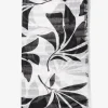 Vilanova Panuelo Estampado Rectangular Negro Sale
