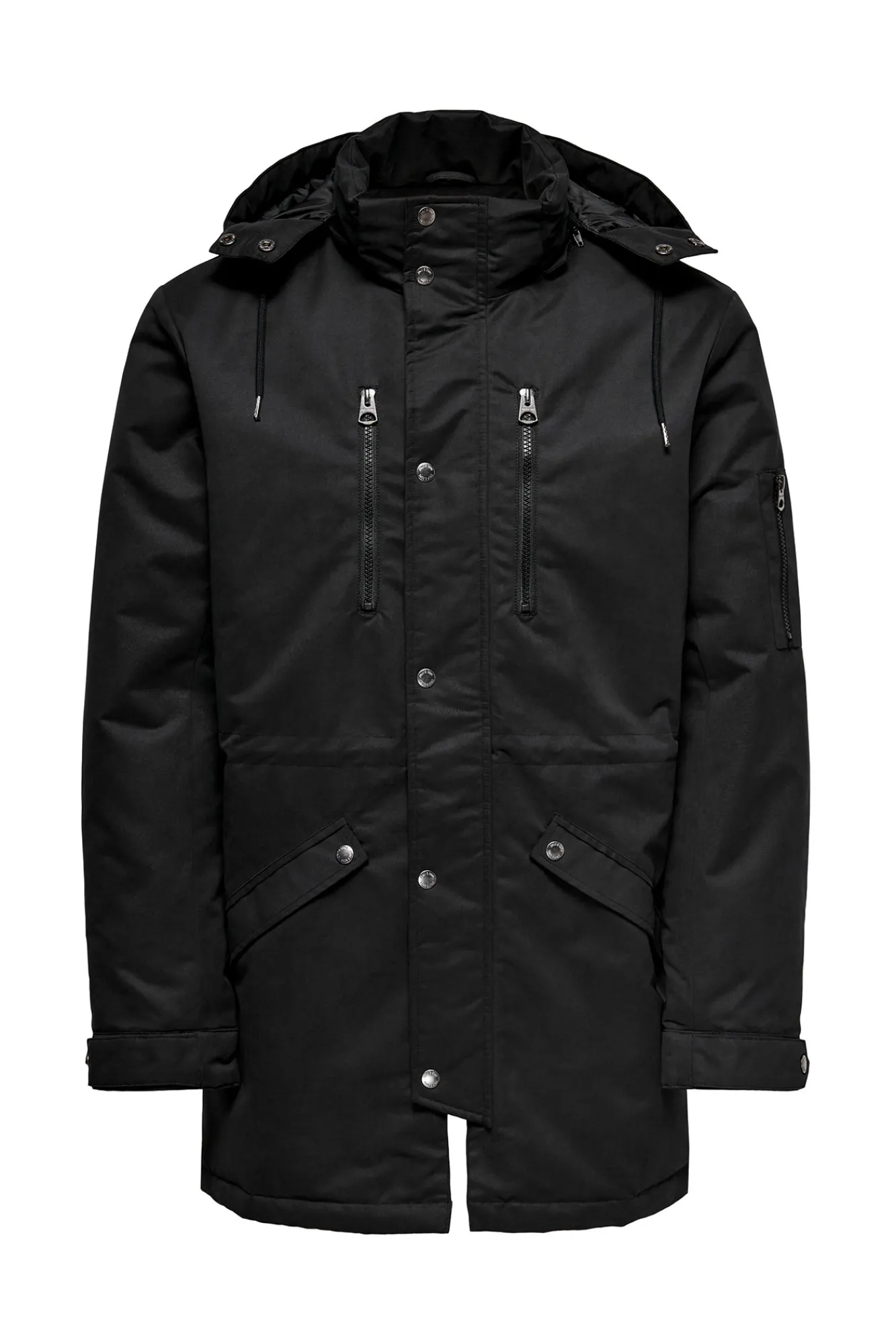 Only & Sons Parka Negro Sale