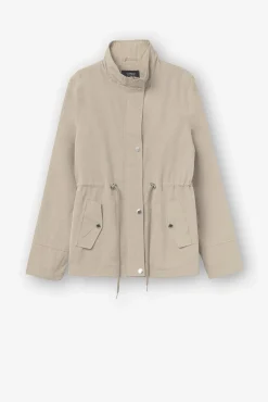 Tiffosi Parka Con Bolsillos Marron New