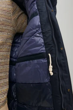 Jack & Jones Parka Con Capucha Navy Discount