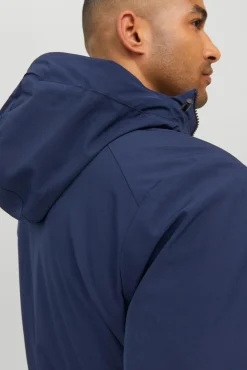 Jack & Jones Parka Impermeable Navy Outlet