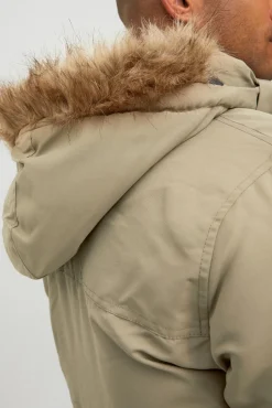 Jack & Jones Parka Pelo Capucha Marron New