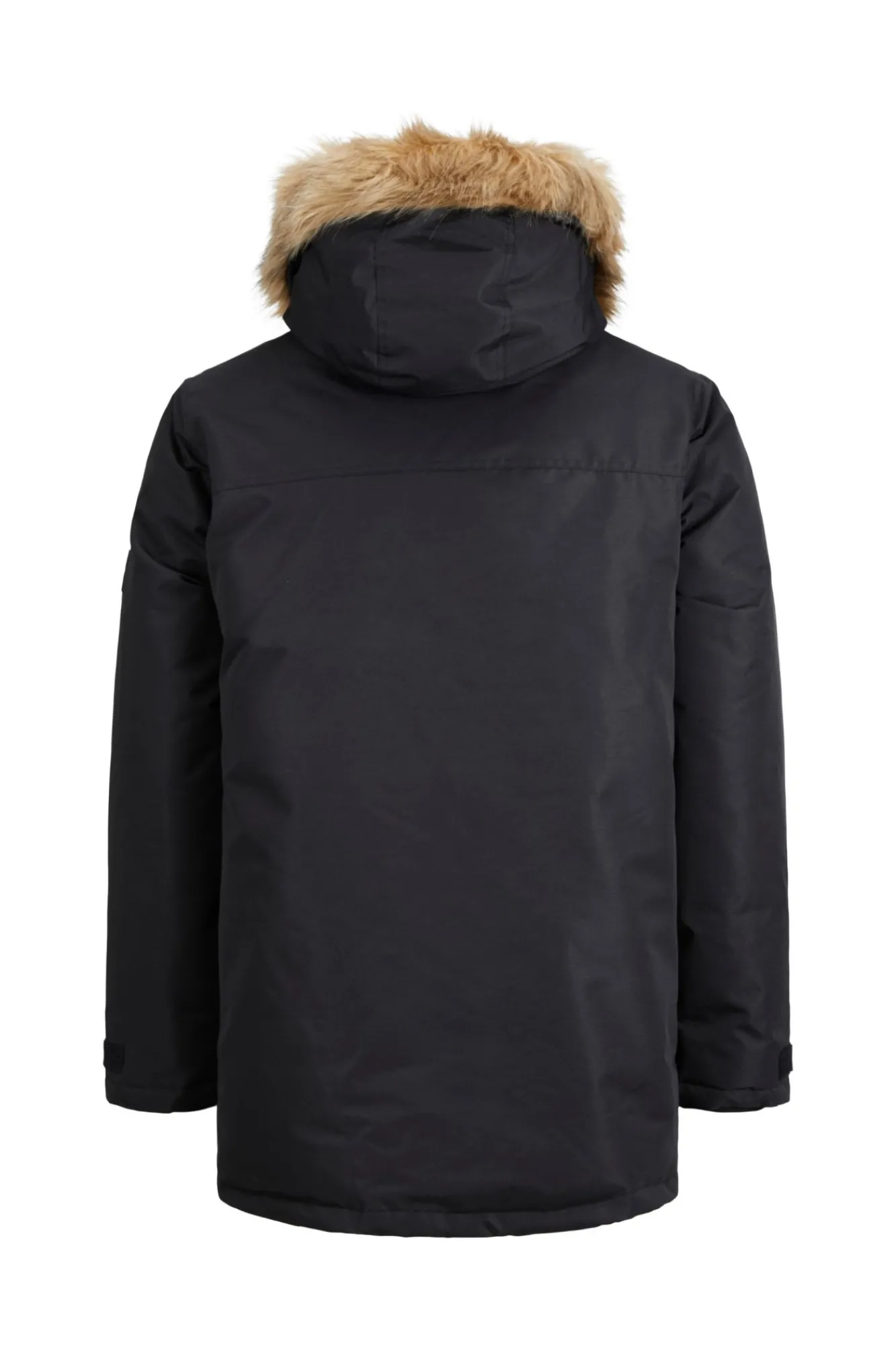 Jack & Jones Parka Pelo Capucha Negro Best