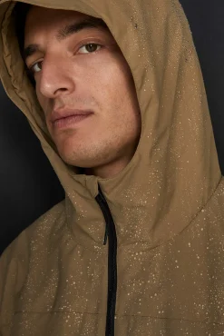 * Parka Tecnica Capucha Beige Online