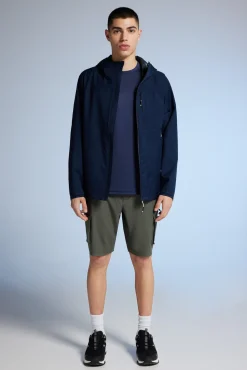 * Parka Tecnica Impermeable Navy Discount