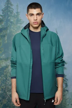 * Parka Tecnica Impermeable Verde Hot
