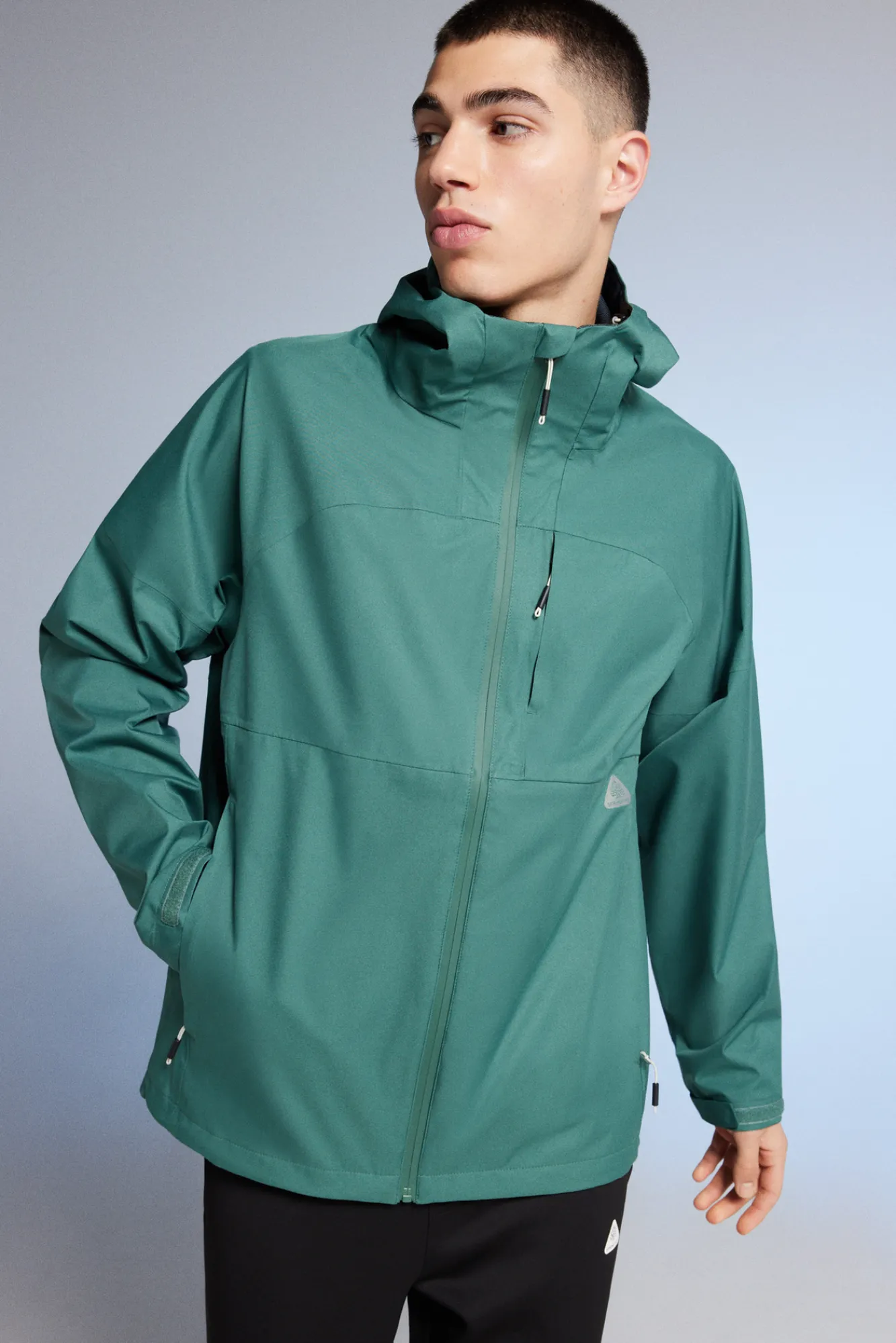 * Parka Tecnica Impermeable Verde Hot